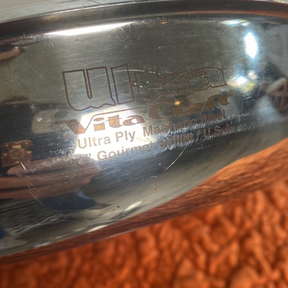 Ultra Vita Craft Ultra Ply Magnetic Steel 11” Gourmet Skillet/USA - Picture 2 of 4